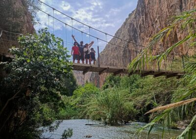 From Valencia: Chulilla, Turia Canyon, Hanging bridges... - The Hanging Bridges hike: steps, height, and what to expect