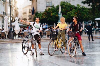 GRAND CITY Private Guided Tour on Bike, E-Bike, E-Step or Segway - Stop 1: Placa de la Mare de Deu, where the old town breathes