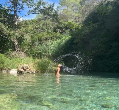 Montanejos Thermal Springs and Waterfall, food included - Salto de la Novia (Girlfriend Waterfall): A Swim Stop With Its Own Personality