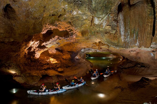 San Jose Caves Guided Tour from Valencia - Inside the caves: temperature, boat rules, and the photo reality