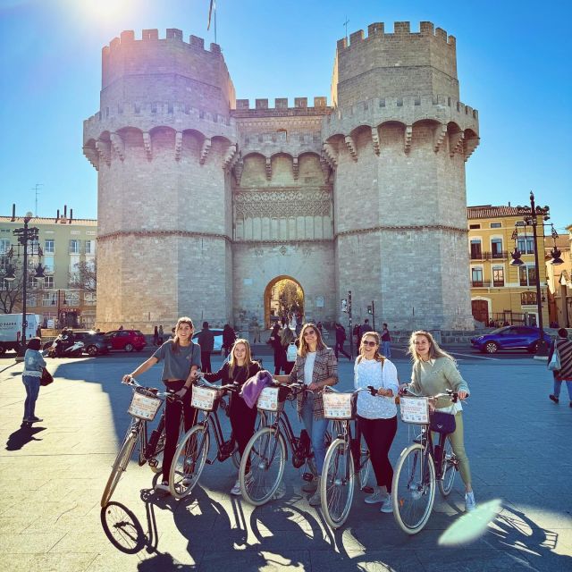 Valencia: All In One Daily City Tour by Bike and E-Bike - Torres de Serranos: the medieval gate that helps you read the city