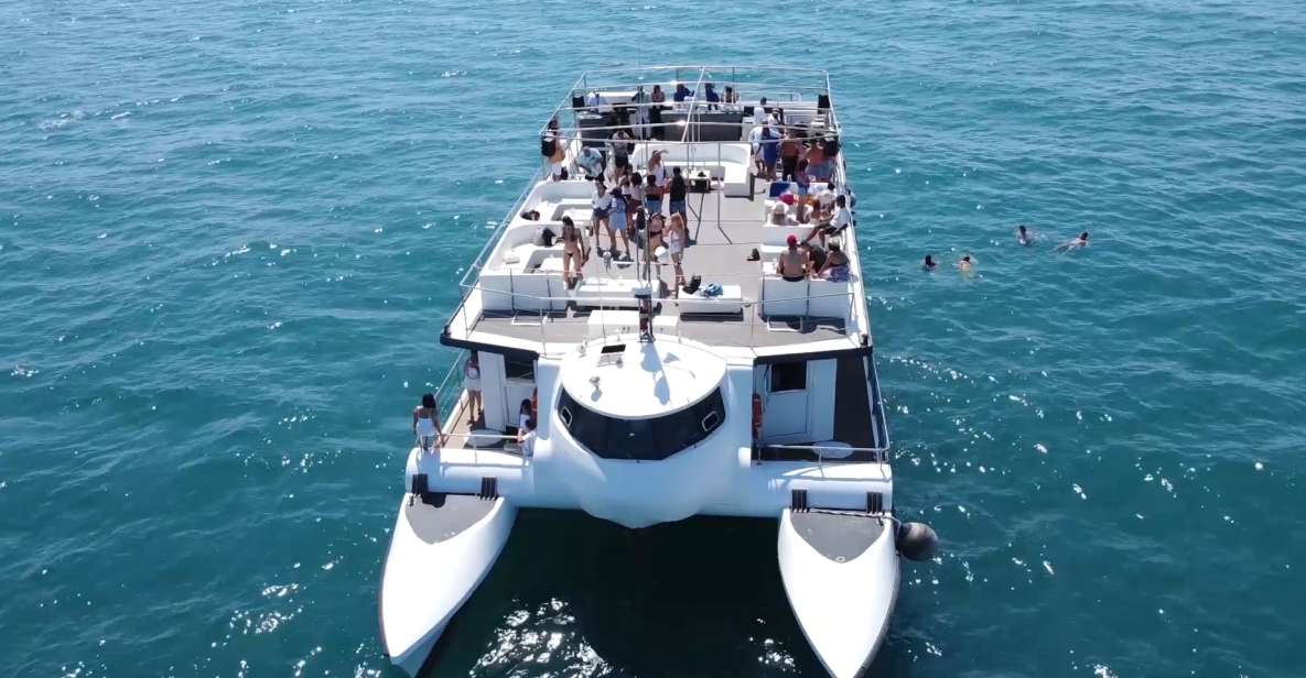 Valencia: Catamaran Cruise, Paella Lunch and Swim Stop - Lunch on the Water: Salad, Chicken Paella, Bread, Fruit