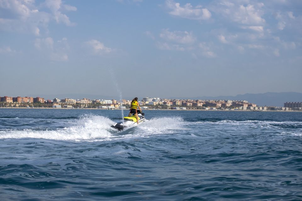 Valencia: Jet Ski Tour with Paddle Surf - Small group energy: sometimes it feels one-on-one