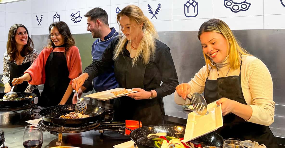 Valencia: Paella Cooking Class with Central Market Tour - In the Kitchen: Your Cooking Station, Real Step-by-Step Coaching