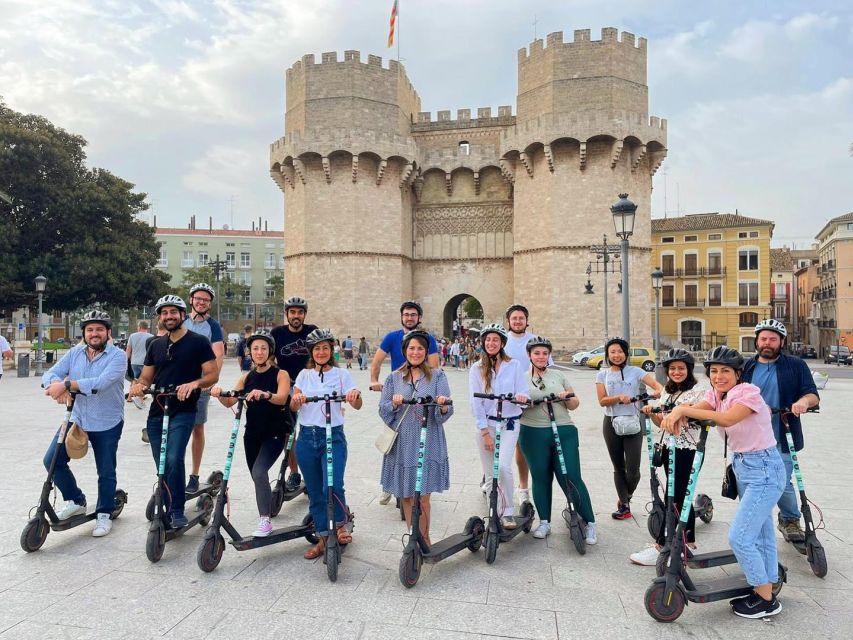 Valencia: Private City Tour on Bike,E-Bike&E-Scooter - Torres de Serranos: medieval gate views you’ll remember
