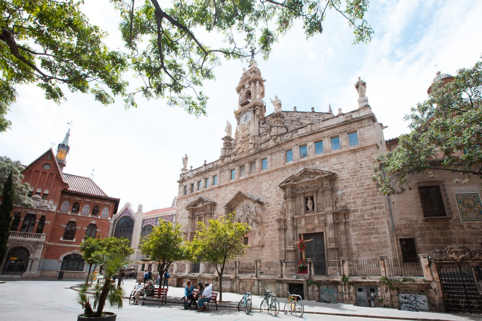 Valencia: San Nicolas, Silk Museum and Santos Juanes Church - Santos Juanes Church near the market: works-in-progress, still worth the stop