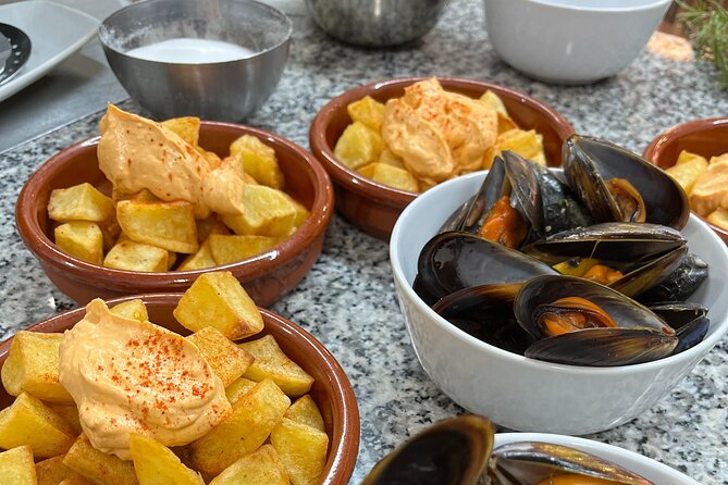 Valencian Paella Cooking Class, Tapas & Sangria - Evening - Lunch at Night: The Paella Meal and Dessert Spread