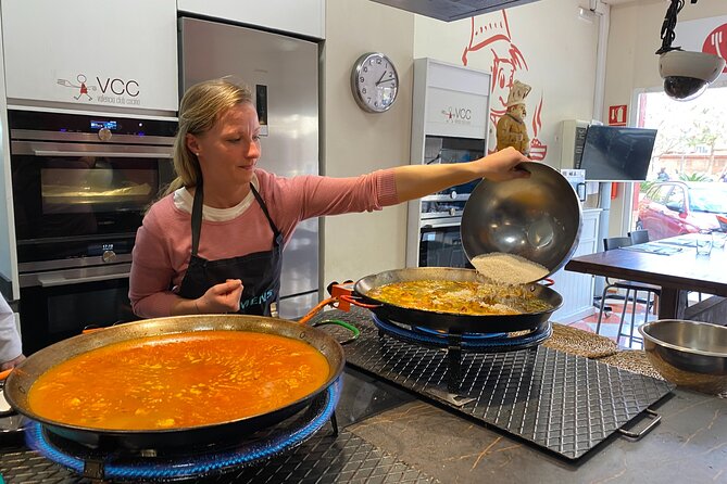 Valencian paella workshop and visit to the Algiros market - How the Wine and Sangría Fit In (and the 18+ rule)